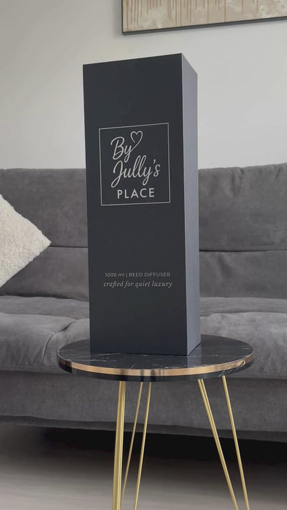 Луксозен XL дифузер с пръчици (1000 мл) — избери аромат, вдъхновен от парфюми